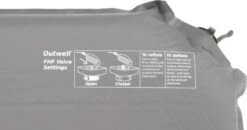 Outwell Sleepin Single 7.5 Zelfopblaasbare Slaapmat - Zwart -Buiten Kamperen Winkel 1068 1900 5709388119490 sleepin single 7.5 cm feature photo6