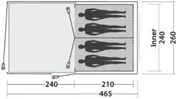 Easy Camp Galaxy 400 Steel Blue Tunneltent - 4 Personen 11 Easy Camp Galaxy 400 Steel Blue Tunneltent - 4 Personen -Buiten Kamperen Winkel 1179 1900 e5f08167 cd39 48bb 9924 b67496b9e714 1280x960