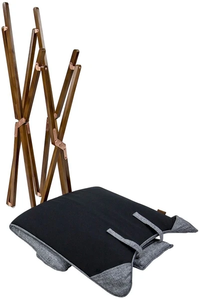 Bo-Camp Urban Outdoor Bloomsbury Vlinderstoel - Grijs - M 9 Bo-Camp Urban Outdoor Bloomsbury Vlinderstoel - Grijs - M - Afbeelding 7