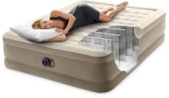Intex Ultra Plush Luchtbed - Queensize - Ingebouwde Elektrische Pomp -Buiten Kamperen Winkel 1320 1900 64428 inuse 2023 300