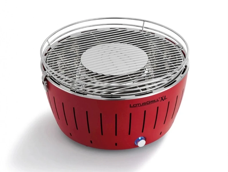 LotusGrill XL Hybrid Houtskoolbarbecue - Rood 4 LotusGrill XL Hybrid Houtskoolbarbecue - Rood - Afbeelding 2