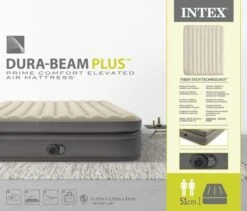 Intex Prime Comfort Luchtbed - Queensize - Ingebouwde Elektrische Pomp -Buiten Kamperen Winkel 1621 1900 64164nd pkg 2023 300