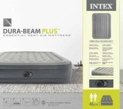 Intex Essential Rest Luchtbed - Queensize - Ingebouwde Elektrische Pomp -Buiten Kamperen Winkel 1689 1900 64126nd pkg 2023 300