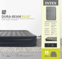 Intex Deluxe Pillow Rest Raised Luchtbed - Queensize - Ingebouwde Elektrische Pomp 17 Intex Deluxe Pillow Rest Raised Luchtbed - Queensize - Ingebouwde Elektrische Pomp -Buiten Kamperen Winkel 1812 1900 64136nd pkg 2023 300