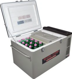 Engel MD60F-C Dual-zone Compressor Koelbox - 57 Liter -Buiten Kamperen Winkel 1900 1732 md60fc deckel offen