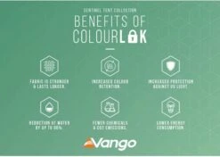 Vango Lismore 600XL Tunneltent - 5 Persoons - Groen -Buiten Kamperen Winkel 1900 1783 lismore 600xl package 5