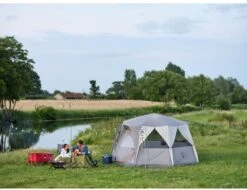 Coleman Octagon Grey Familietent - 8 Persoons -Buiten Kamperen Winkel 1900 1900 coleman octagon grey familietent 8 persoons 5