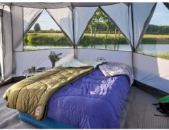 Coleman Octagon Grey Familietent - 8 Persoons -Buiten Kamperen Winkel 1900 1900 coleman octagon grey familietent 8 persoons 7