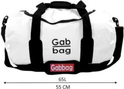 Gabbag Travel M 65L Waterdichte Tas - Wit 7 Gabbag Travel M 65L Waterdichte Tas - Wit -Buiten Kamperen Winkel 4 0jgr410 000 resultaat