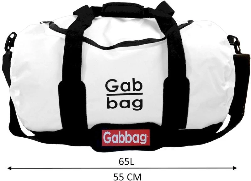 Gabbag Travel M 65L Waterdichte Tas - Wit 5 Gabbag Travel M 65L Waterdichte Tas - Wit - Afbeelding 3