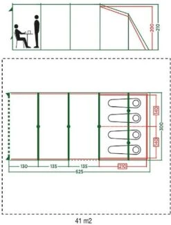 Coleman Meadowood 4L Tunneltent - 4 Persoons -Buiten Kamperen Winkel 614 1200 meadowood 4l 5 1