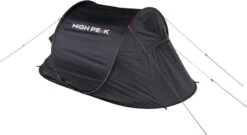 High Peak Vision 2 Pop-up Tent - 2 Persoons - Zwart 12 High Peak Vision 2 Pop-up Tent - 2 Persoons - Zwart -Buiten Kamperen Winkel 654 1200 4001690102803.pt04