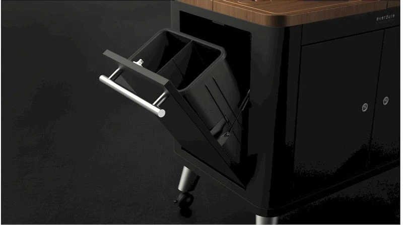 Everdure Barbecue Prep Kitchen - Mat Zwart 7 Everdure Barbecue Prep Kitchen - Mat Zwart - Afbeelding 5