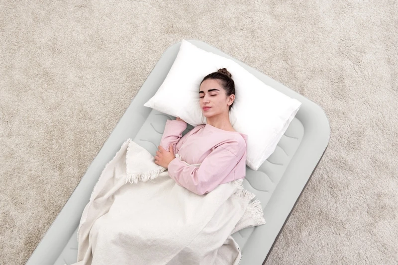 Bestway Fortech Tough Guard Luchtbed - Eenpersoons - Ingebouwde Elektrische Pomp 15 Bestway Fortech Tough Guard Luchtbed - Eenpersoons - Ingebouwde Elektrische Pomp - Afbeelding 13