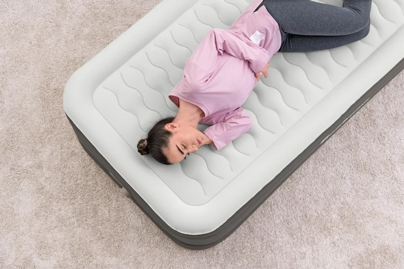 Bestway Fortech Tough Guard Luchtbed - Eenpersoons - Ingebouwde Elektrische Pomp 14 Bestway Fortech Tough Guard Luchtbed - Eenpersoons - Ingebouwde Elektrische Pomp - Afbeelding 12