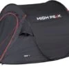 High Peak Vision 2 Pop-up Tent - 2 Persoons - Zwart 1 High Peak Vision 2 Pop-up Tent - 2 Persoons - Zwart -Buiten Kamperen Winkel 699 1200 4001690102803.pt02
