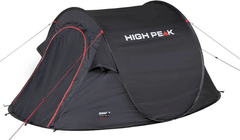 High Peak Vision 2 Pop-up Tent - 2 Persoons - Zwart 3 High Peak Vision 2 Pop-up Tent - 2 Persoons - Zwart