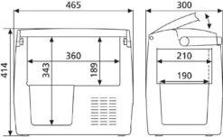 Dometic CoolFreeze CDF 18 Autokoelbox - 18L -Buiten Kamperen Winkel 737 1200 900 900 dometic coolfreeze cdf 18 7