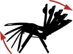 Crespo Air-Deluxe AP-232 Relaxstoel - Grijs -Buiten Kamperen Winkel 900 1119 1104936 19