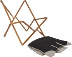 Bo-Camp Urban Outdoor Bloomsbury Vlinderstoel - Beige - L -Buiten Kamperen Winkel 900 1148 1200354 06