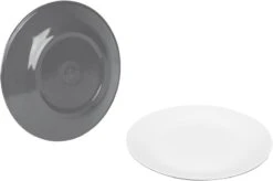Bo-Camp Melamine Serviesset - 16-delig - Grijs 12 Bo-Camp Melamine Serviesset - 16-delig - Grijs -Buiten Kamperen Winkel 900 1271 6181274 02