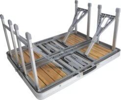 Bo-Camp 136 X 85 Inklapbare Picknicktafel - Bamboe -Buiten Kamperen Winkel 900 1350 1404800 05