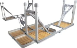 Bo-Camp 136 X 85 Inklapbare Picknicktafel - Bamboe -Buiten Kamperen Winkel 900 1350 1404800 07