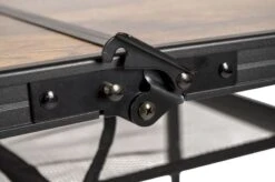 Bo-Camp Industrial Decatur 90 X 60 Campingtafel - Zwart/houtlook -Buiten Kamperen Winkel 900 1358 1404200 13