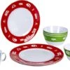Bo-Camp Happy Camp Melamine Serviesset - 12-delig -Buiten Kamperen Winkel 900 1358 6181380