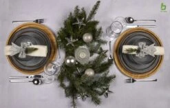 Bo-Camp Halo Melamine Serviesset - 12-delig - Grijs -Buiten Kamperen Winkel 900 1412 6181390 03