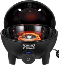 CADAC E-Braai Elektrische Barbecue - Zwart -Buiten Kamperen Winkel 900 764 5840 20 04 e braai 40 16