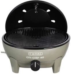 CADAC Citi Chef 40 Gasbarbecue - Groen -Buiten Kamperen Winkel 900 853 5610 20 12 citi chef 40 olive green 2