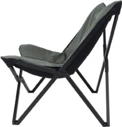 Bo-Camp Industrial Molfat Relaxstoel - Groen/Grijs -Buiten Kamperen Winkel 900 912 1200353 06