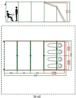 Coleman Vail Long Tunneltent - 4 Persoons -Buiten Kamperen Winkel 972 1900 coleman vail long tunneltent 4 persoons 4
