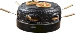 Bestron Pizza Gourmetset - 6 Personen -Buiten Kamperen Winkel bestron pizzaoven 6 personen 12