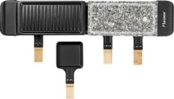 Bestron Raclette/Steengrill - 4 Personen -Buiten Kamperen Winkel bestron raclettesteengrill 4 personen 12