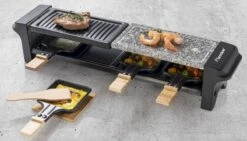 Bestron Raclette/Steengrill - 4 Personen -Buiten Kamperen Winkel bestron raclettesteengrill 4 personen 13