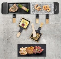 Bestron Raclette/Steengrill - 4 Personen -Buiten Kamperen Winkel bestron raclettesteengrill 4 personen 3