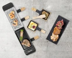 Bestron Raclette/Steengrill - 4 Personen -Buiten Kamperen Winkel bestron raclettesteengrill 4 personen 4
