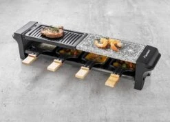 Bestron Raclette/Steengrill - 4 Personen -Buiten Kamperen Winkel bestron raclettesteengrill 4 personen 7