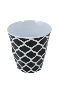 Bo-Camp Mix & Match Melamine Serviesset - 16-delig - Zwart -Buiten Kamperen Winkel bo camp mix 4