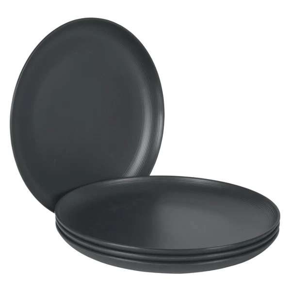 Bo-Camp Orville Melamine Serviesset - 16-delig - Antraciet 4 Bo-Camp Orville Melamine Serviesset - 16-delig - Antraciet - Afbeelding 2