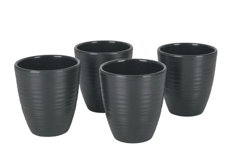 Bo-Camp Orville Melamine Serviesset - 16-delig - Antraciet 6 Bo-Camp Orville Melamine Serviesset - 16-delig - Antraciet - Afbeelding 4