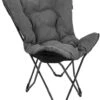Bo-Camp Urban Outdoor Grainger Vlinderstoel - Antraciet 1 Bo-Camp Urban Outdoor Grainger Vlinderstoel - Antraciet -Buiten Kamperen Winkel bo camp grainger vlinderstoel grijs 3