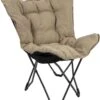 Bo-Camp Urban Outdoor Grainger Vlinderstoel - Beige -Buiten Kamperen Winkel bo camp grainger vlinderstoel beige 3