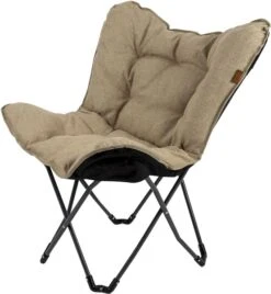 Bo-Camp Urban Outdoor Grainger Vlinderstoel - Beige -Buiten Kamperen Winkel bo camp grainger vlinderstoel beige 6