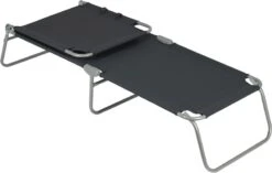 Bo-Camp Vouwbed - Grijs -Buiten Kamperen Winkel bo camp vouwbed grijs