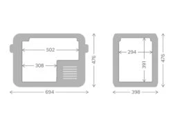 Dometic CFX3 45 Compressor Koelbox - 40 Liter -Buiten Kamperen Winkel cfx3 45