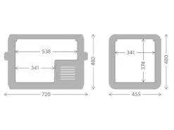 Dometic CFX3 55 Compressor Koelbox - 55 Liter -Buiten Kamperen Winkel cfx3 55