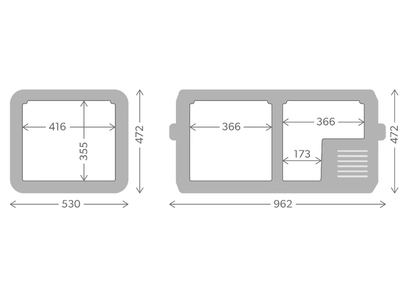 Dometic CFX3 95DZ Compressor Koelbox - 93 Liter 5 Dometic CFX3 95DZ Compressor Koelbox - 93 Liter - Afbeelding 3